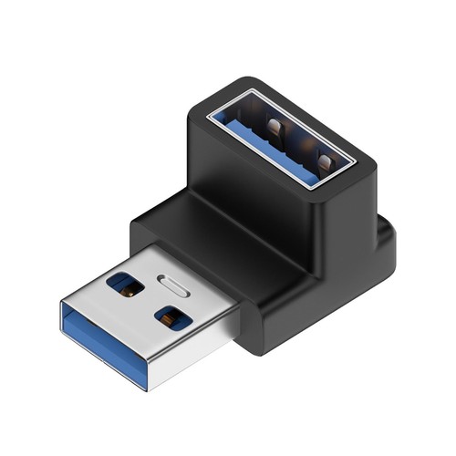 90 Degree USB 3.0 Male To Female Adapter Connector Angle Extension - Picture 15 of 20