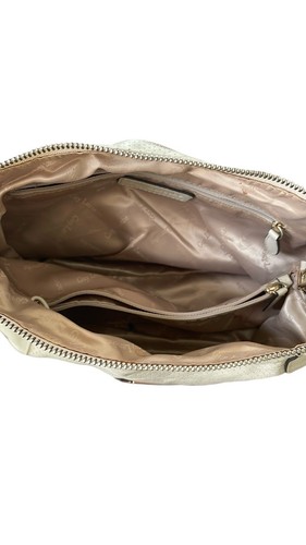 Vintage Guy Laroche Ecru Leather Slouchy  Handbag - Picture 10 of 15