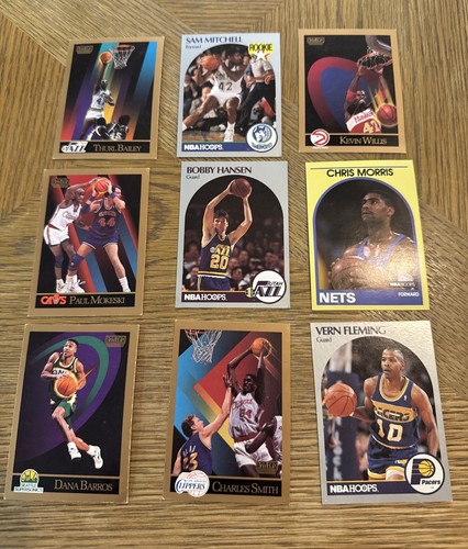 Lot Of 90 NBA Basketball Cards Inclds 1990 Dominique Wilkins NBA Hoops #36 Hawks - Picture 19 of 20