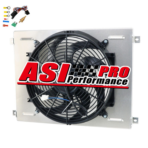 FIT 1967-1970 Ford Mustang Fairlane Torino V8 Radiator Shroud Fan+Relay - Picture 8 of 10