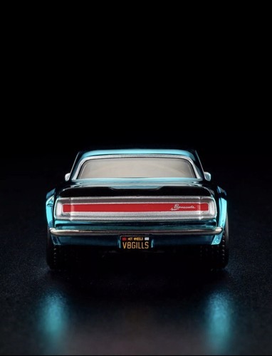 2024 *HOT WHEELS RLC CLUB* 1968 Custom Plymouth 68 Barracuda Teal Spectraflame - Picture 10 of 11