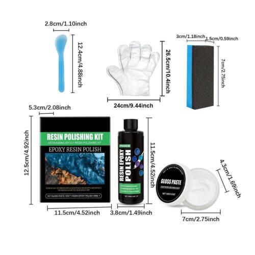 Resin Polishing Kit Multifunction Polish Remove Scratches UKNew Polish J2H6 - Picture 17 of 17