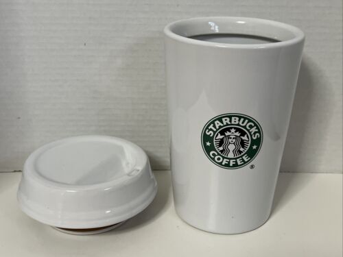 Taza grande Starbucks 2000 barista de cerámica para llevar bote/tarro de galletas con tapa sellada - Imagen 7 de 13