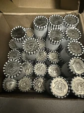 Kennedy Half Dollar Roll 20 Coins, Fed, Sealed Unsearched Bank Rolls!! $10 FV