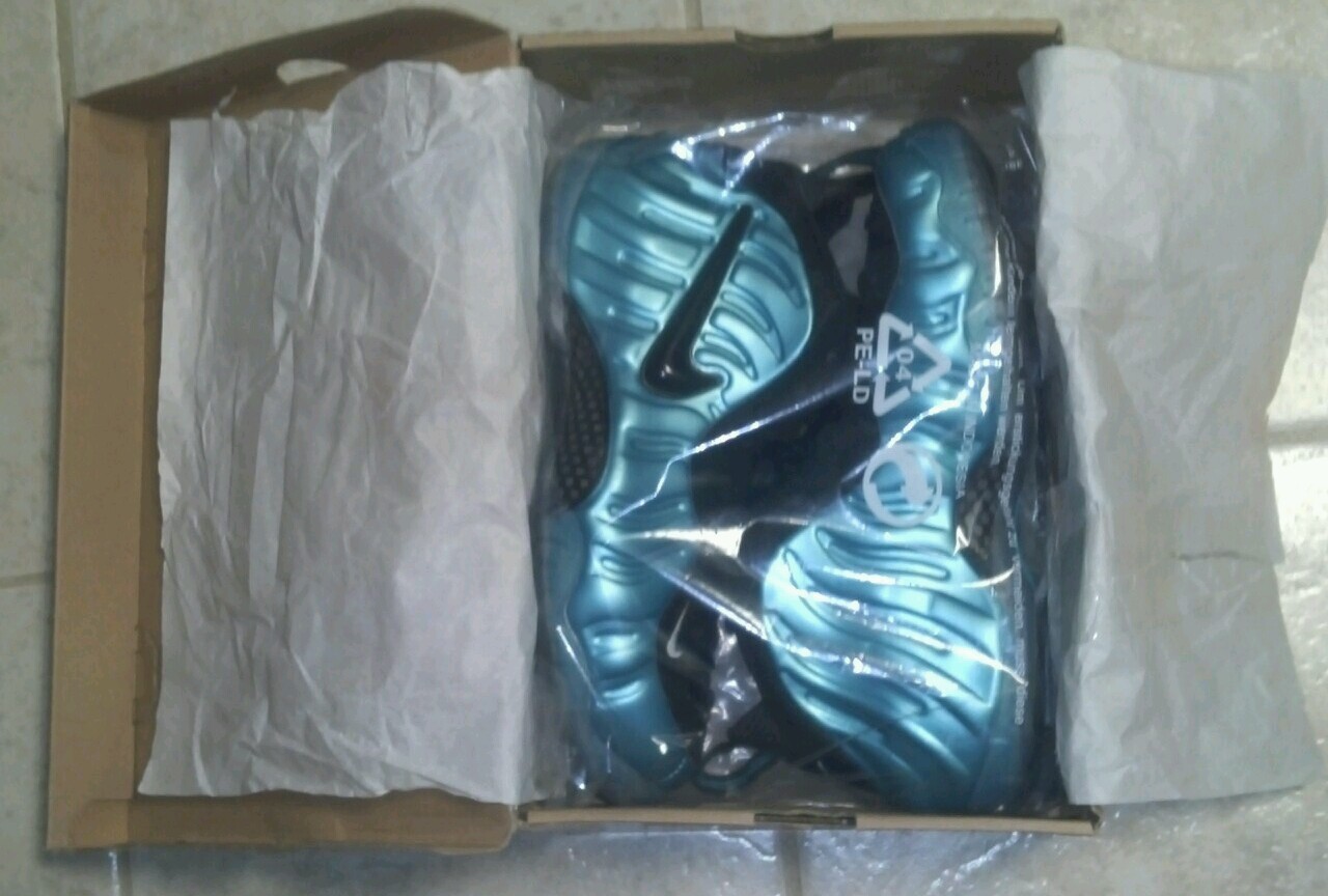 Nike foamposite pro stock pennino uomini blu elettrico morto 10 Nike foamposite pro stock pennino uomini blu elettrico morto 10