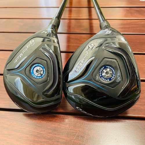 LH TaylorMade Jetspeed Set 5w 4ut 2Pics Stiff Flex Club Golf TM5-214 Japón Hombres - Imagen 2 de 8