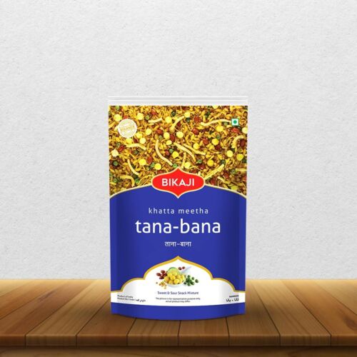 Bikaji Tana Bana Khatta Meetha -Farsan -Chivda - Snack Tè Indiano - Confezione 400gr - Foto 8 di 8