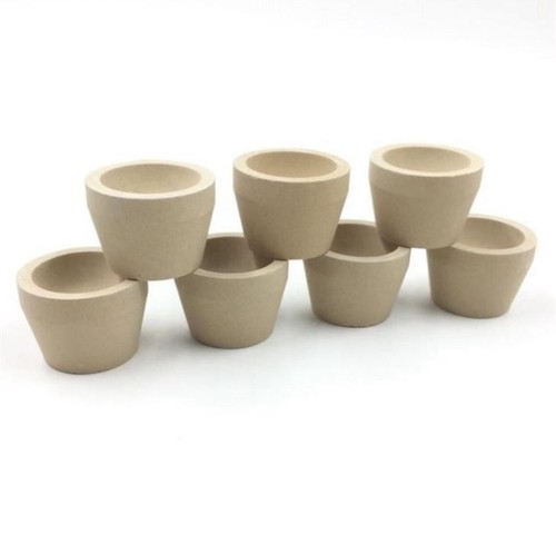 #6A, 1-9/16 - Magnesium Oxide, Fire Assay Cupel, Gold. Silver Refining | QTY: 24 - Picture 1 of 3