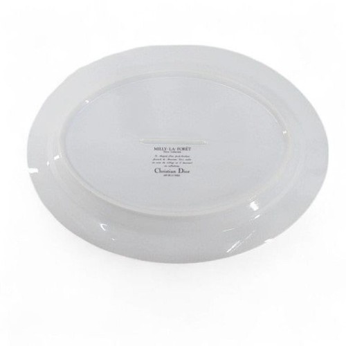 Christian Dior MILLY LA FORET Oval Serving Platter 37cm/14.6" Lily of the Valley - Picture 6 of 7