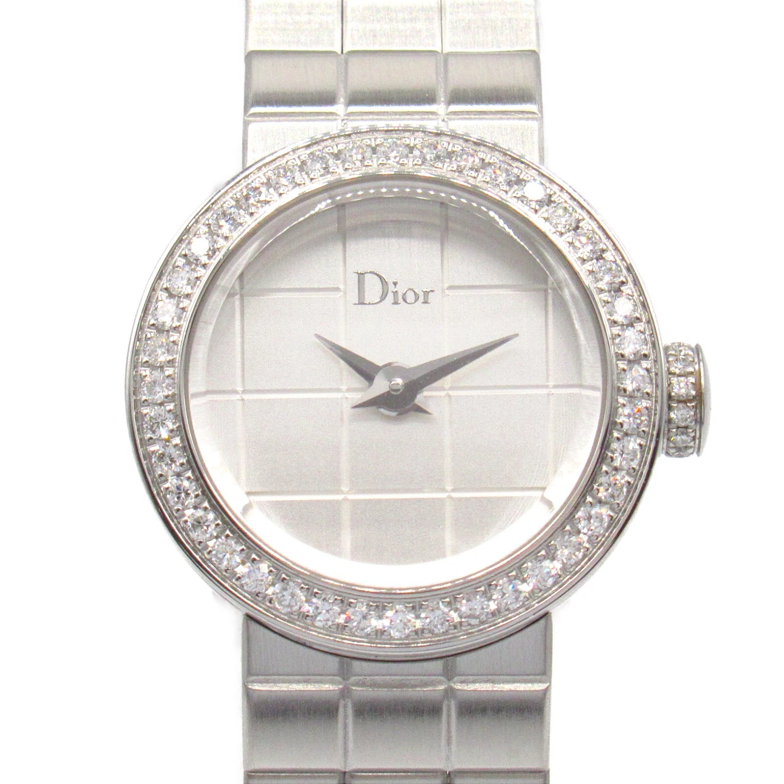 Montre Bracelet Dior La Di Do CD040111 Quartz Acier Inoxydable Occasion Femme