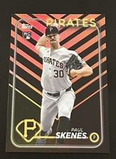 2024 Topps Update Series Holiday Foil Paul Skenes #US100 RC Pittsburgh Pirates