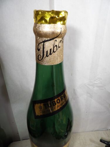 Vintage 1960s Tuborg Beer Empty Glass Bottle Prop Huge Giant Oversize Large Rare - Picture 6 of 18