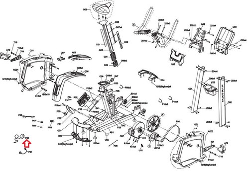 Matrix Fitness Stationary Bike Power Supply AC Adaptor 12.6V 7.6A 1000438725 - Picture 3 of 3