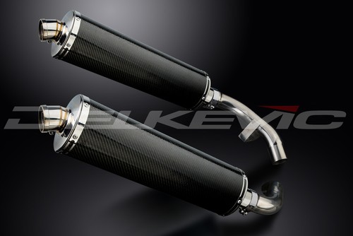 Honda ST1100 1991-2002 Delkevic Slip On 18" Oval Carbon Exhaust Muffler Kit - Bild 3 von 5