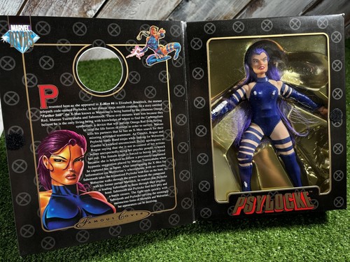 Marvel Comics X-Men Psylocke Famous Cover Exclusive 8" Figure SEALED 2000 RARE! - Picture 3 of 10