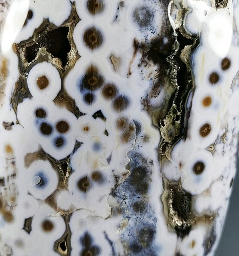 ¡Colección! Increíble piedra de Reiki losa druzy grande ágata jaspe océano orbicular - Imagen 11 de 12