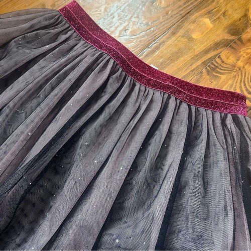 Hannah Banana Los Angeles Girl 12 Sparkling Midi Tutu Skirt Black Pink Multi - Picture 3 of 16