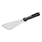 Victorinox 7.6259.26-X1 6" x 3" Slotted Fish/Egg High Heat Turner, Black Handle