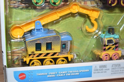 Thomas & Friends Diecast Vehicle Set Construction Crew 5 Toy Train NEW - Picture 4 of 10
