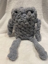 Crochet Stuffed Animal Green Leggy Frog