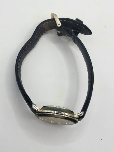 Rare Vintage Limit Unisex Classy 24k Gold Leaf Diamonds Watch Crocodile Strap - Bild 16 von 17