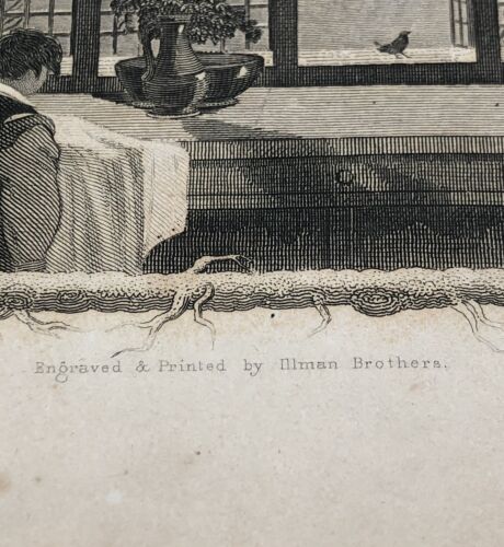 Grabado antiguo vintage Godeys Fashions 1864 por Illman Brothers Winter - Imagen 2 de 2