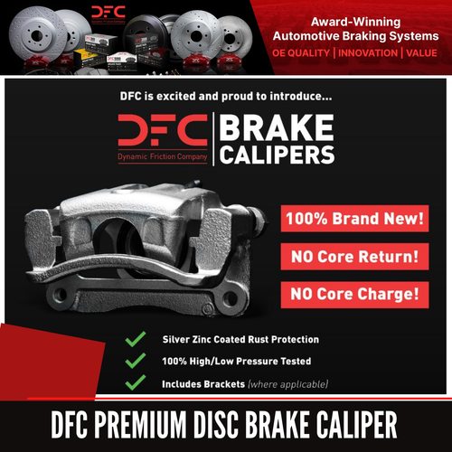 NEW Dynamic Friction 331-54245 - Premium Silver Zinc Coated Caliper - Picture 5 of 6