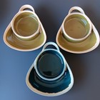 LTD Commodities Stoneware Drip Glaze Soup Cracker Bowls/Chip Dip Bowls 7"x8"