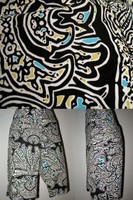 Madison Steinmart Paisley Cotton Shorts12 Black Aqua Lime White Madison Steinmart Paisley Cotton Shorts12 Black Aqua Lime White