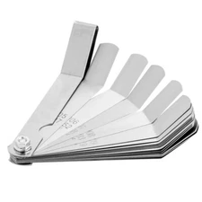 Bent Feeler Gauge 16 Blade Feeler Gauge Imperial/Metric 45º Blades Offse