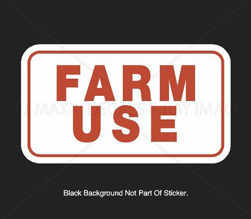 Farm Use Country Car Truck Glass Bumper Motorcycle Novelty Printed Vinyl Sticker - Picture 9 of 10