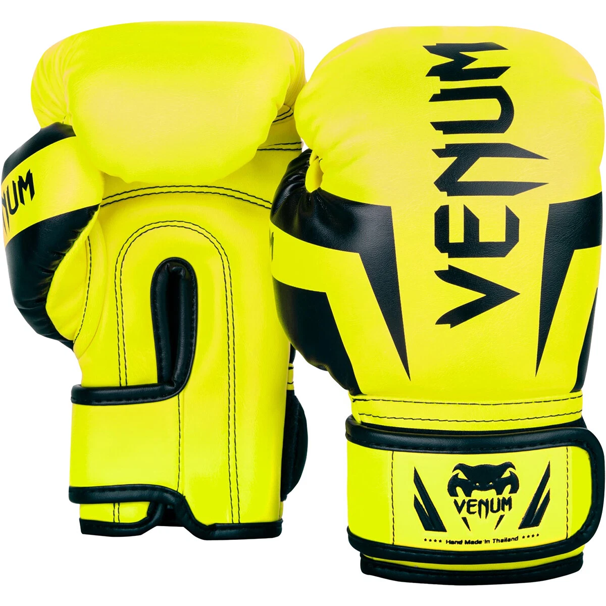 Venum Elite Kids Training Boxing Gloves - Fluorescent Yellow