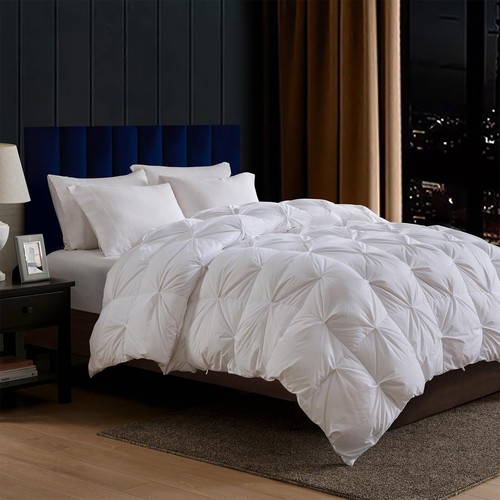 APSMILE Pinch Pleat All Season Down Comforter 750 FP Fluffy Duvet Insert - 第 4/8 張圖片
