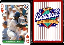 RARE! 1991 INTERNATIONAL Playing Cards single HOF Stars * You PICK CHOOSE *
