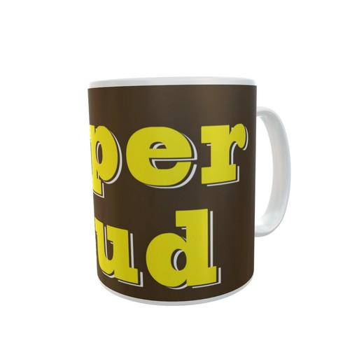 Rude Slogan SUPER STUD Funny Ceramic Tea Coffee Cup Mug Gift Xmas Birthday - Picture 4 of 5