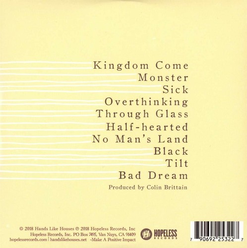 HANDS LIKE HOUSES - ANON CD NEU - Bild 2 von 2