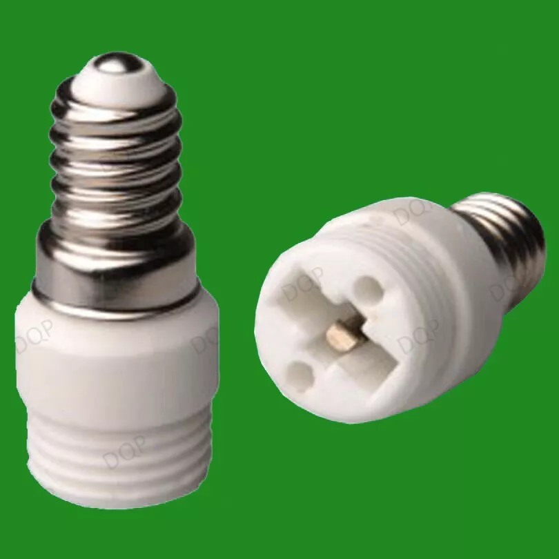 12x Small Edison Screw SES E14 To G9 Light Bulb Adaptor Converter