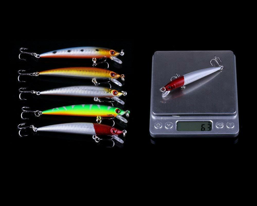 56PCS Lot Mixed Minnow Fishing Lures Hard Bait Crankbaits Bass Hooks Tackle  USA – La Gloria Reserva Forestal