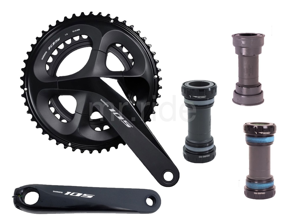 Shimano 105 FC-R7000 Crank Set 165/170/172.5/175,53/39T,W