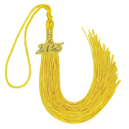 2024 Tassel Graduation Tassel Gold with 2024 Year Gold Charm for Ceremony