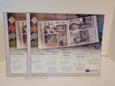 Creative Memories TWO PACKS 10x12 Paper Packs Printed Vellum 12 Sheets NIP