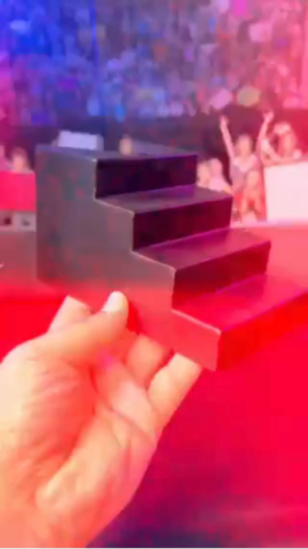 Premium Metal Real Scale Wrestling Ring for WWE & AEW Wrestling Action Figures - Video 1 of 1