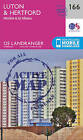 Luton, Hertford, Hitchin & St Albans by Ordnance Survey (Sheet map, folded, 2016)