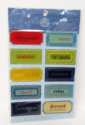 Bulk Lot #50 Anna Griffin Alix Coll. Sammelalbum Sticker Brads Schnallen + 118 Stück - Bild 4 von 5