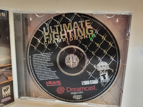 UFC: Ultimate Fighting Championship (Sega Dreamcast, 2000) Complete With Manual - Picture 6 of 7