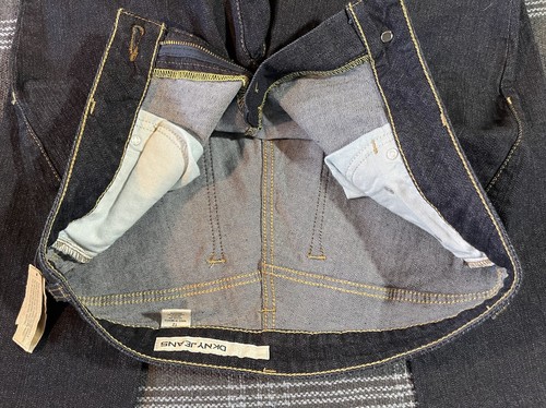 DKNY Jeans Womens 12 Denim Mid Rise Pockets New Old Stock.32x31 Measured - Picture 12 of 13
