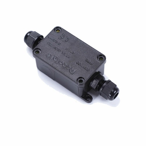 2 Way Outdoor waterproof IP65 cable connector junction box 240V UK mains - Picture 10 of 12