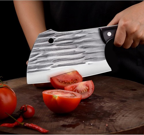 6" Stainless Steel Butcher Knife Bone Chopping Knife Meat Cleaver Cutting Knife - Picture 16 of 16