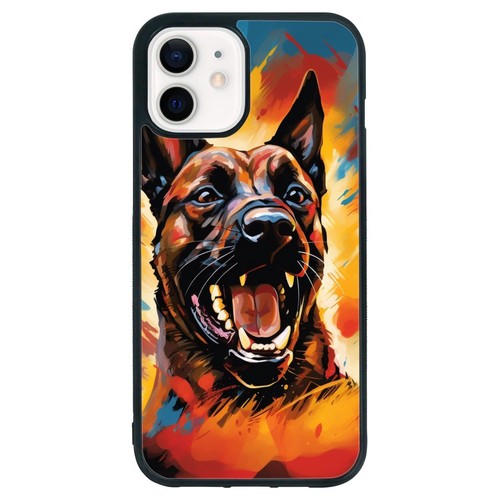 For Samsung Galaxy Apple iPhone Metal Cover majestic Belgian Malinois - Picture 16 of 25