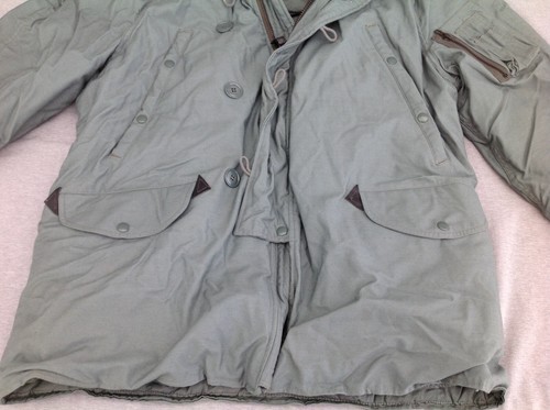 US Military Parka Extreme Cold Weather Type N-3B, Size Large Unissued - Picture 10 of 15
